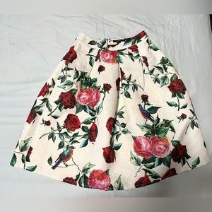 Forever 21 Midi Floral Skirt